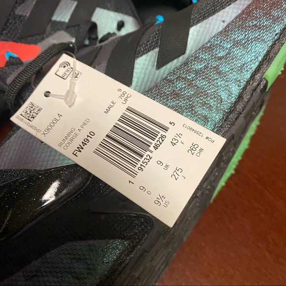 adidas X9000L4 Running Shoes Core Black Grey Six main image 4